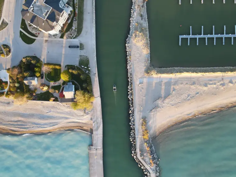 Boat access, Kincardine, Ontario