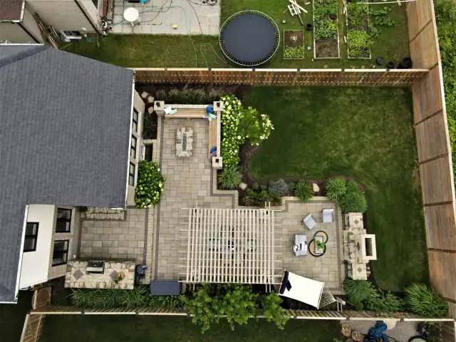 Backyard home layout